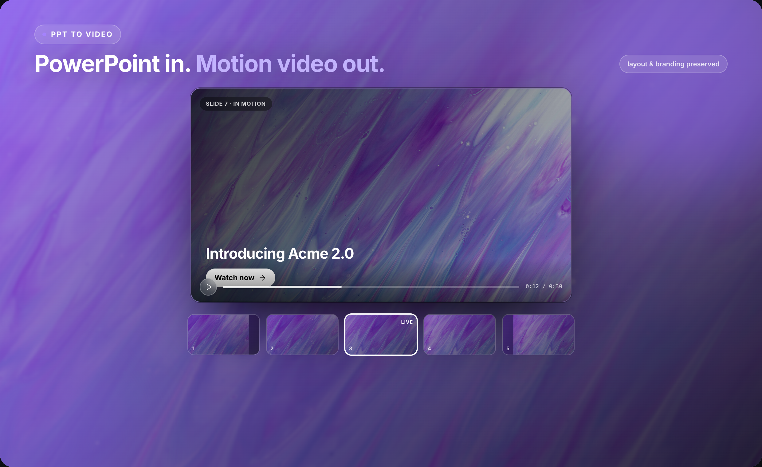PPT to Video - Poko Motion